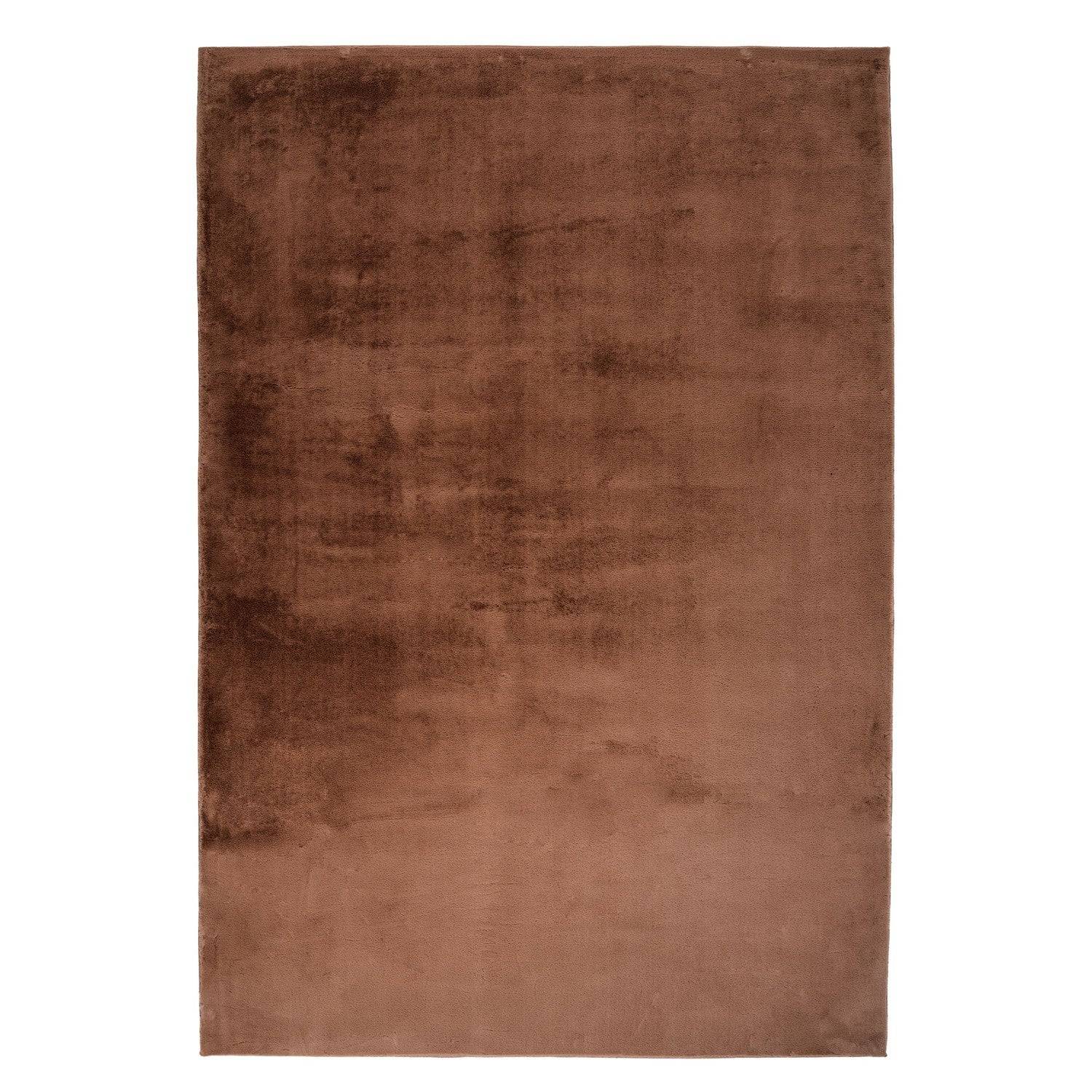 Cross 425 Tæppe Med Lang Luv - Kvadratisk / 120 x 120 cm / Brun