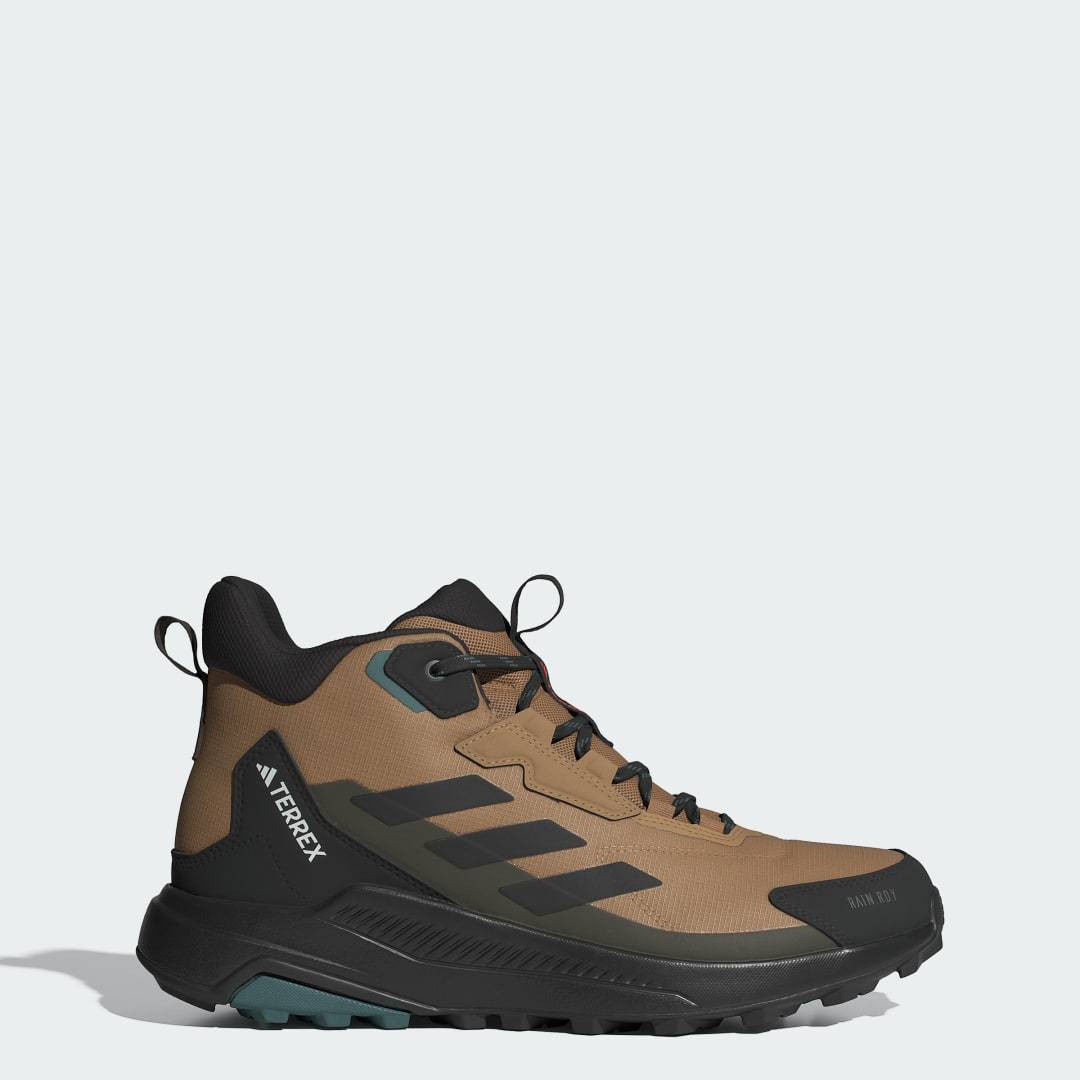 Terrex Anylander Mid Rain.Rdy Vandringsskor - Cardboard / Core Black / Shadow Olive - 42