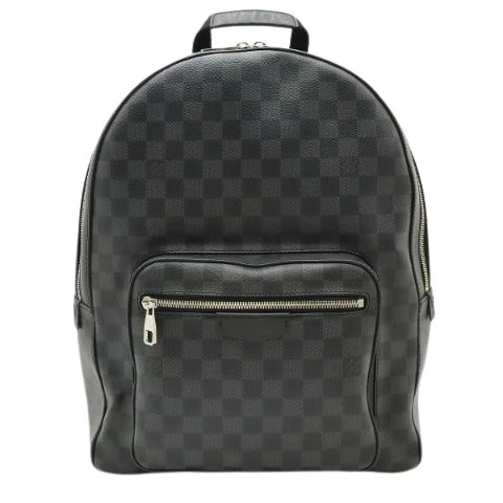 Louis Vuitton Vintage Pre-owned Josh Damier Graphite Rygsæk - Vintage - Herre - Sort - ONE SIZE -