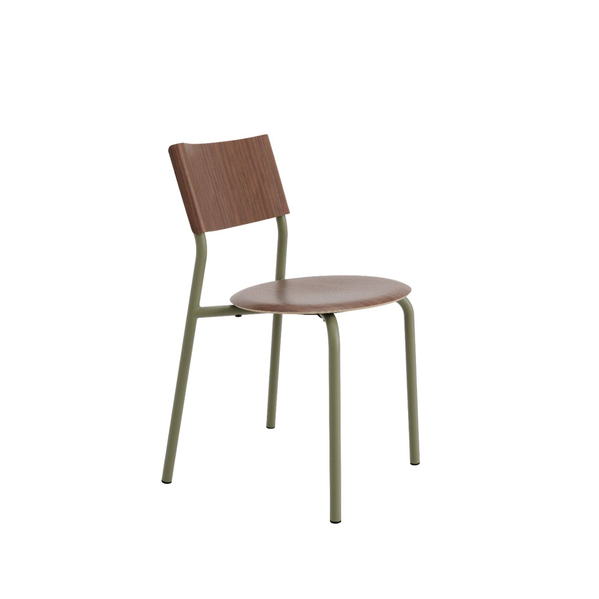 SSD Spisebordsstol Valnød/Khaki Green.