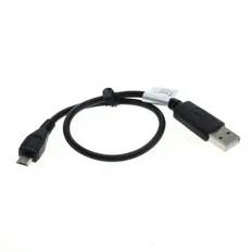 USB-kabel / datakabel för Logitech MX Masters 2S / MX Anywhere 2S / Keys-to-Go / K800, K830 / G903 / MX Ergo - 0.30m 1A USB-sladd PVC Datakabel svart