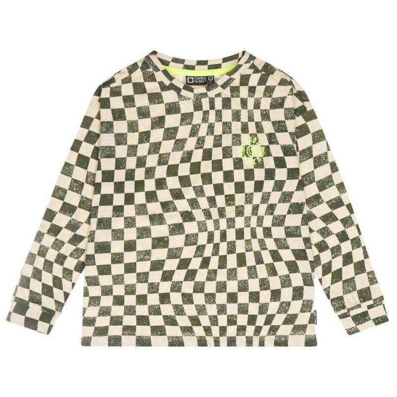 Tumble'n Dry Fleetwood langærmet T-shirt til drenge - grøn