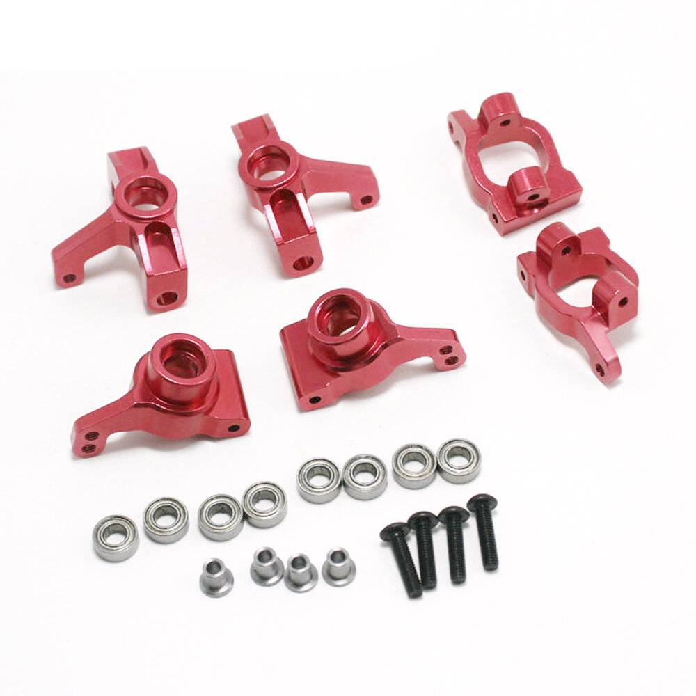 1/14 Metal Uppgraderad Styrplats Bakre Hjulplats C-plats För Wltoys 144001 RC Bildelar