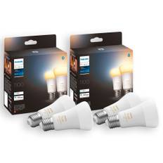 Philips Hue White Ambiance E27 standardlampa, 4-pack, 75W