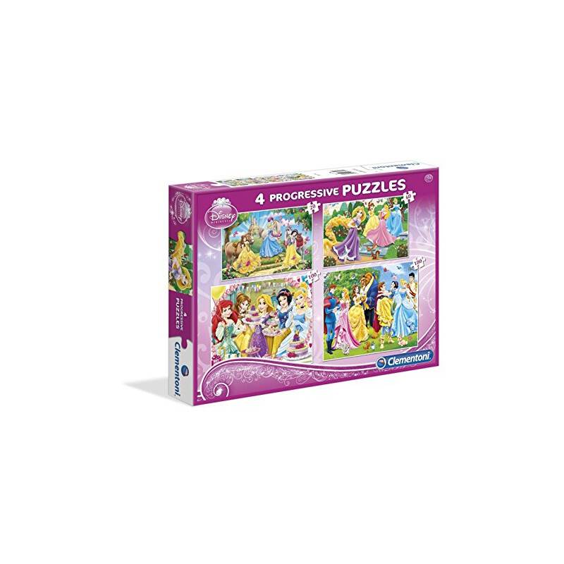 Clementoni Puzzle 20+ 60+ 100+ 180Pcs Princesses 2