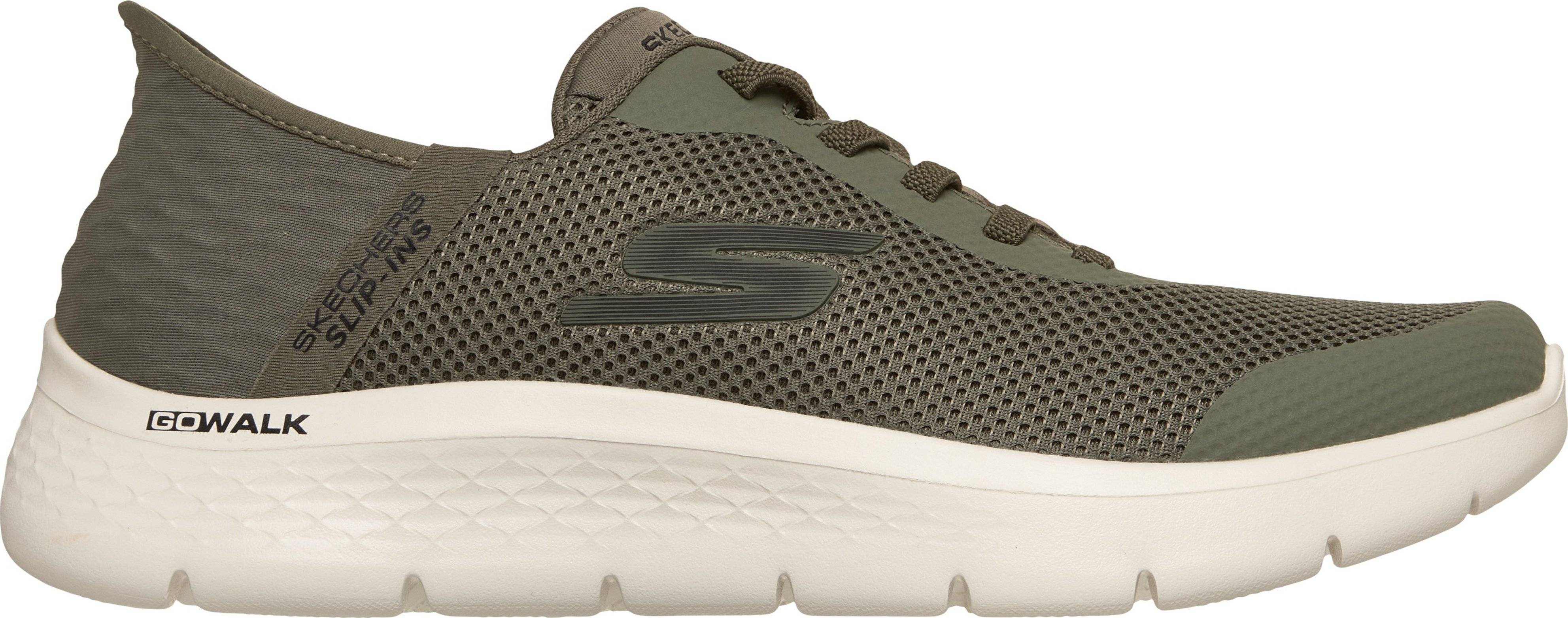 Skechers Men's Go Walk Flex - Hands Up Olive, 44