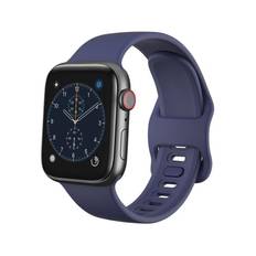 Rem af silikone til Apple Watch Series 1-3 38mm Blå