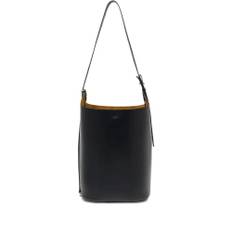 Proenza Schouler, Taske, Dame, Sort, ONE SIZE, Elegant Bucket Bag i Glat Kalv
