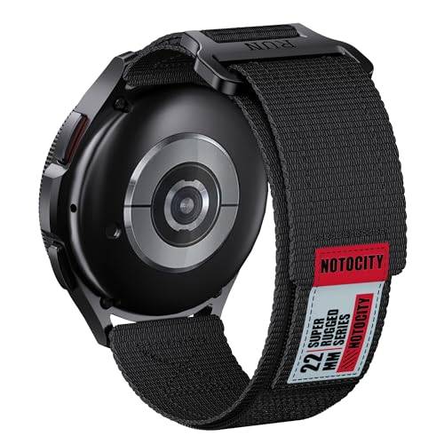För Samsung Galaxy Watch 6/5/4 40 mm 44 mm/Watch 5 Pro 45 mm armband, 20 mm nylon ersättningsarmband för Vivoactive 5/3, för Galaxy Watch 6 Classic 43 mm 47 mm/Watch 4 Classic/Watch 3/Active 2/Gear