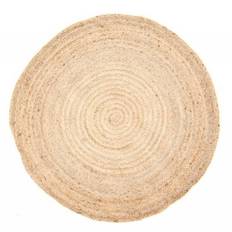 Rund matta 'Flätan' 300cm - Jute