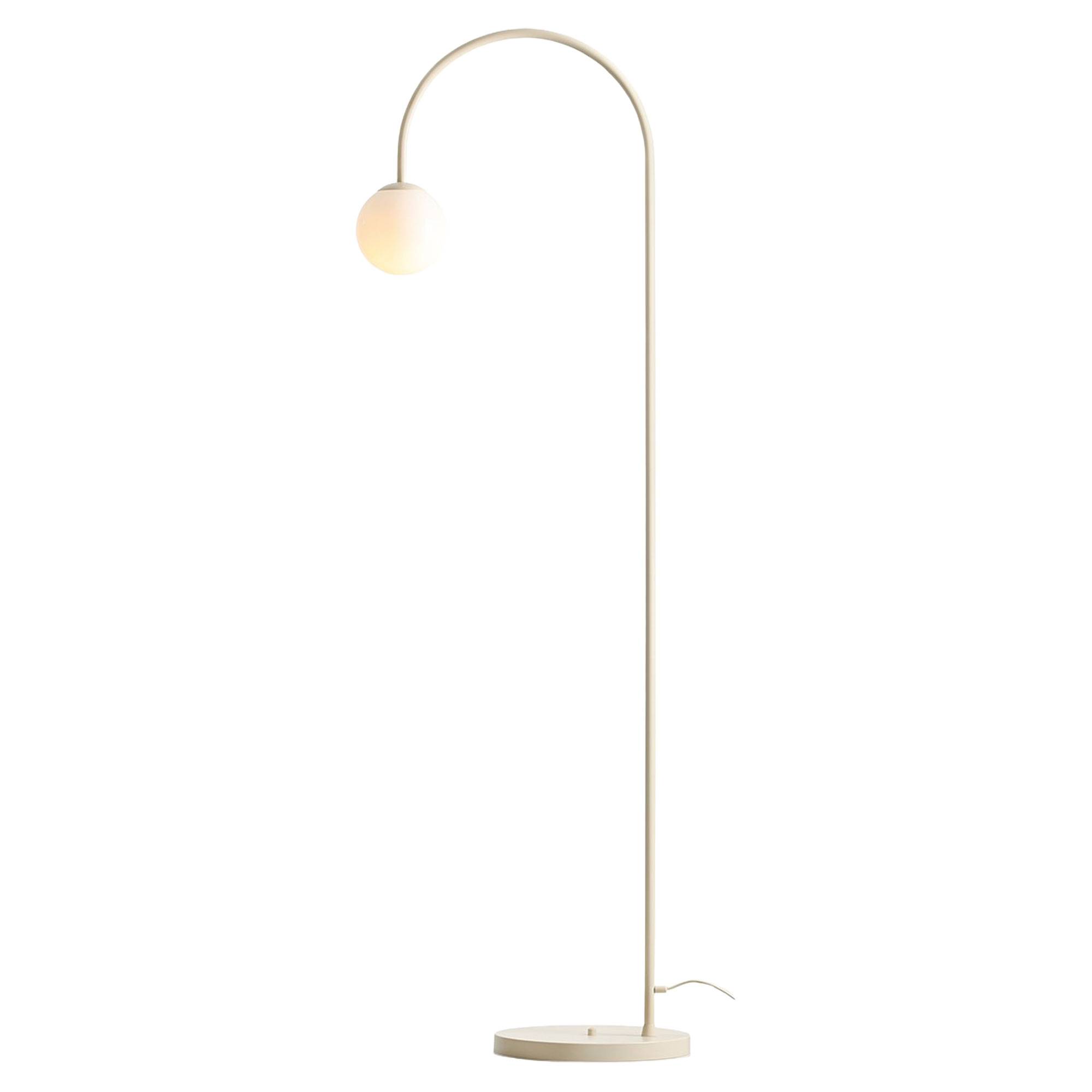 Golvlampa Klinty Krämvit