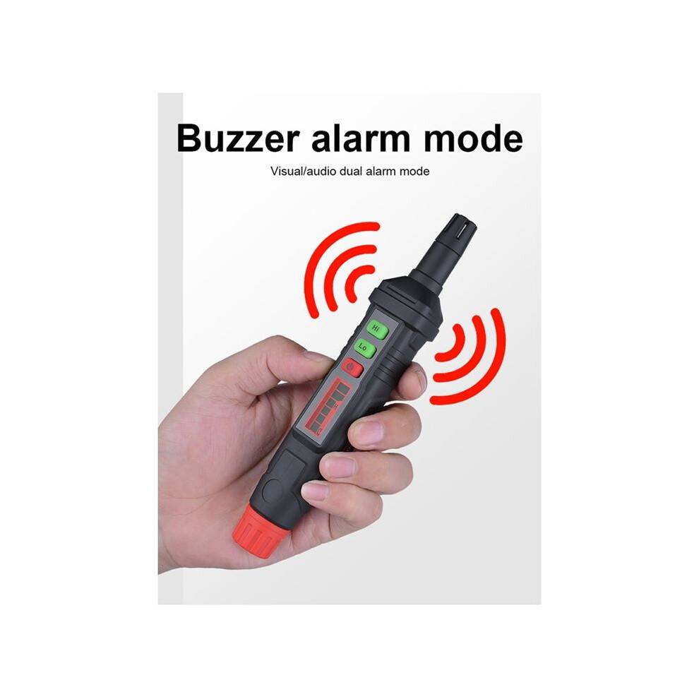 MAYILON HT61 Gas Leak Detector Pen 0-1000PPM with LCD Display Alarm Combustible Flammable Natural Methane Gas Detector