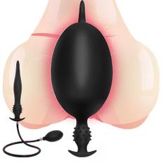 LYAMais Neuer 26cm Superlang Aufblasbar Analplug mit Pumpe,Verstellbar Riesen Dildo Butt Plug,Analkugeln Anal Spreizer SM Sexspielzeug Extreme Paare Frauen Männer…