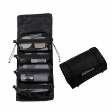 Foldbar 4 i 1 Toilettaske og Makeup Taske (Sort)