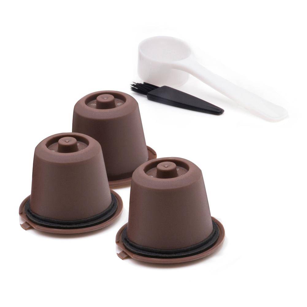 Återanvändbara påfyllningsbara kapslar för nescafe capsula dolce gusto maskiner tillverkare nespresso kaffekapsel pod cup cafeteira - 38 x 38mm 03
