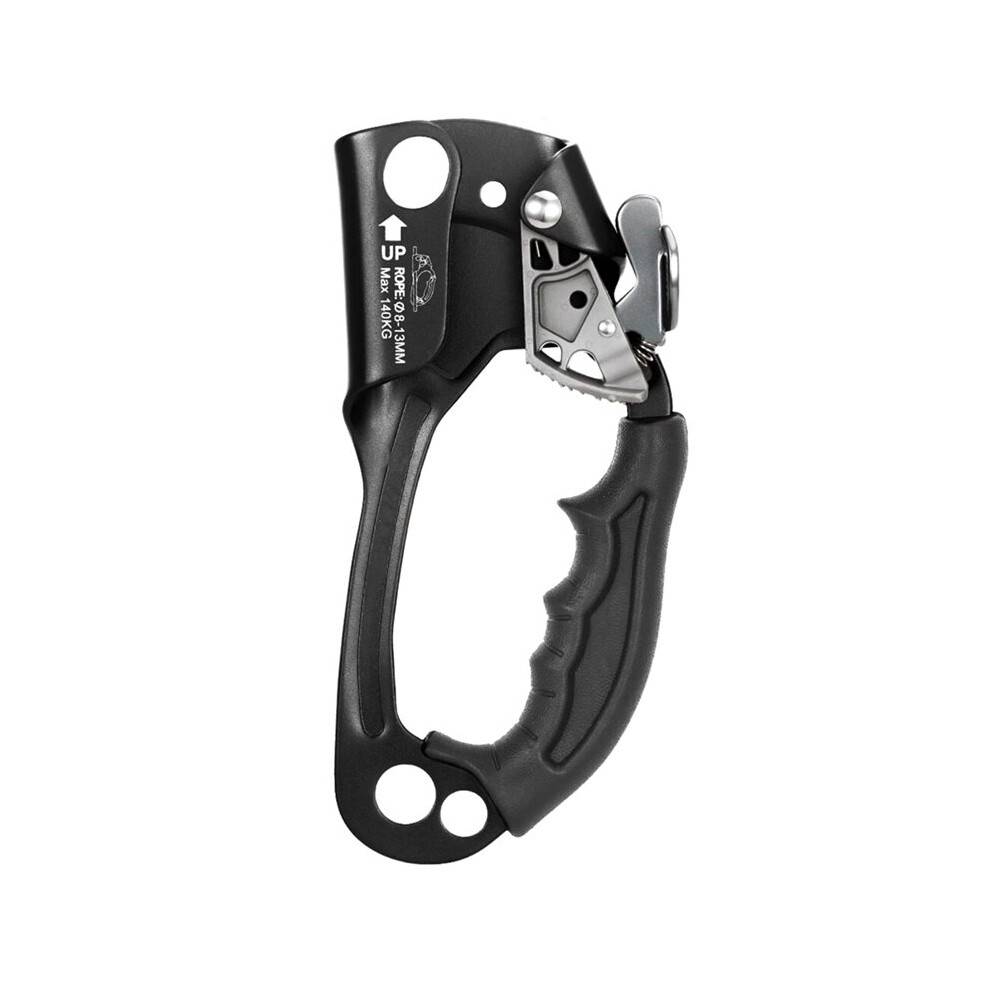 Outdoor Rock Climbing Hand Ascender Ascend Device Mountaineer Handle Ascender Right Hand Climbing Rope Tool for 8-12mm