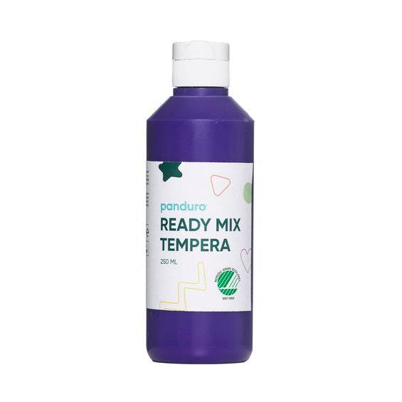 Ready Mix Tempera, svanenmärkt hobbyfärg för barn 250 ml, lila