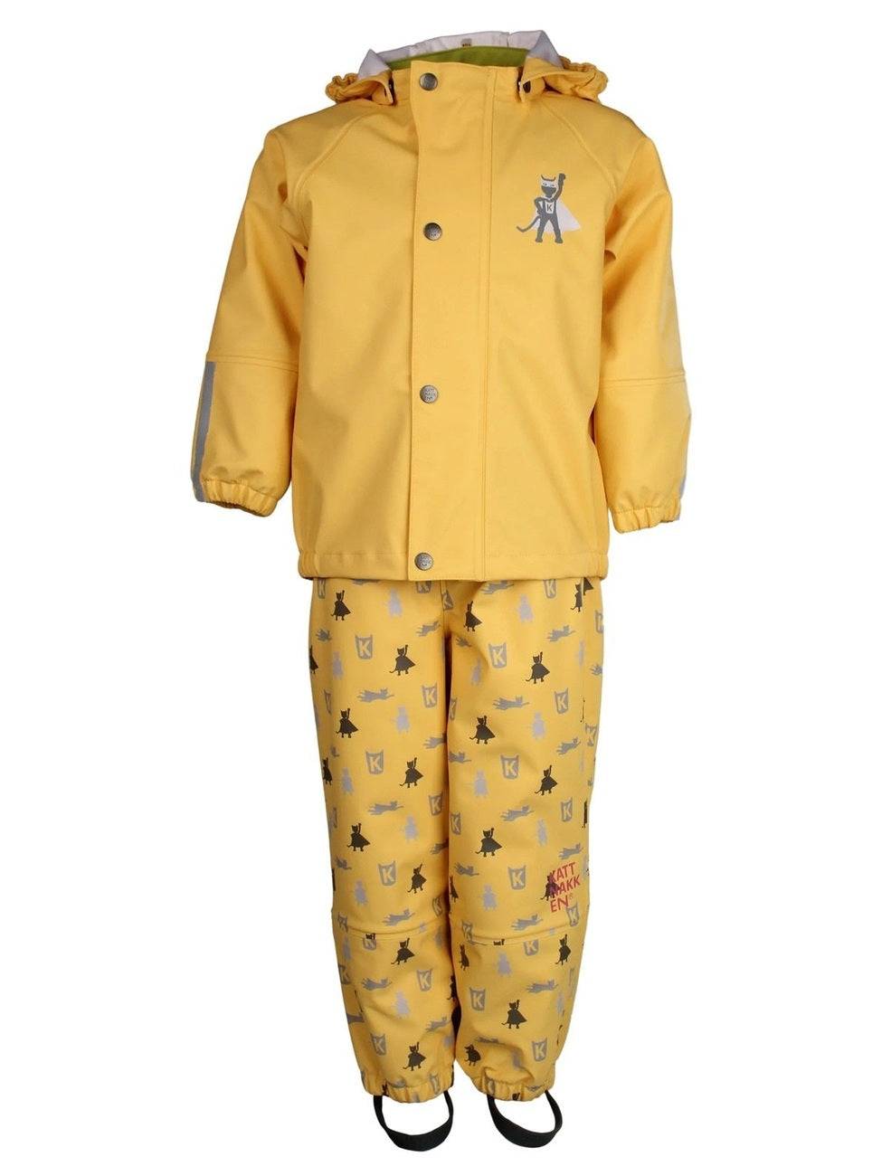 Kattnakken REGNSETT PLASK - Bananskum - Gul
