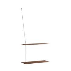 Woud - Stedge Hylla Rökt Ek 60x120 från Sleepo - Brun (60cm)