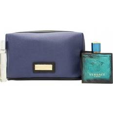 Versace Eros Gavesæt 100ml EDT + 10ml EDT + Toilettaske