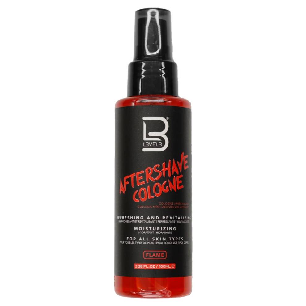 L3 Level 3 After Shave Spray Cologne - Bl?dg?r huden - Opfrisker og lindrer ansigt og hud - Fugtgivende formel Niveau 3 efter barbering