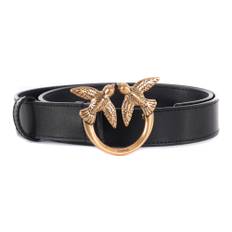 PINKO, Tilbehør, Dame, Sort, XS, Uld, Love Birds Belt