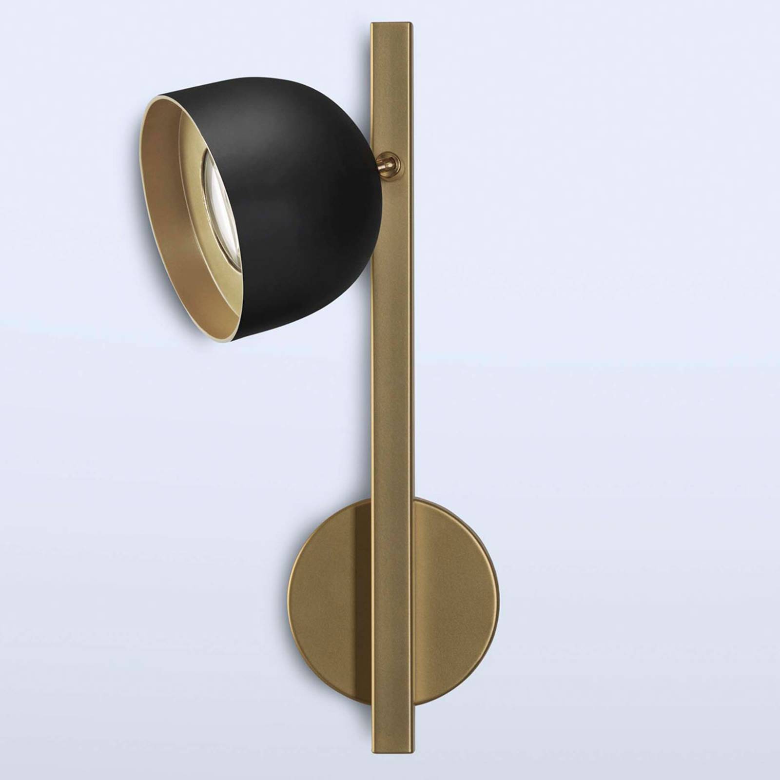 Marchetti Designer væglampe Dome, Messing/guld, Stue/spisestue, Metal, Design