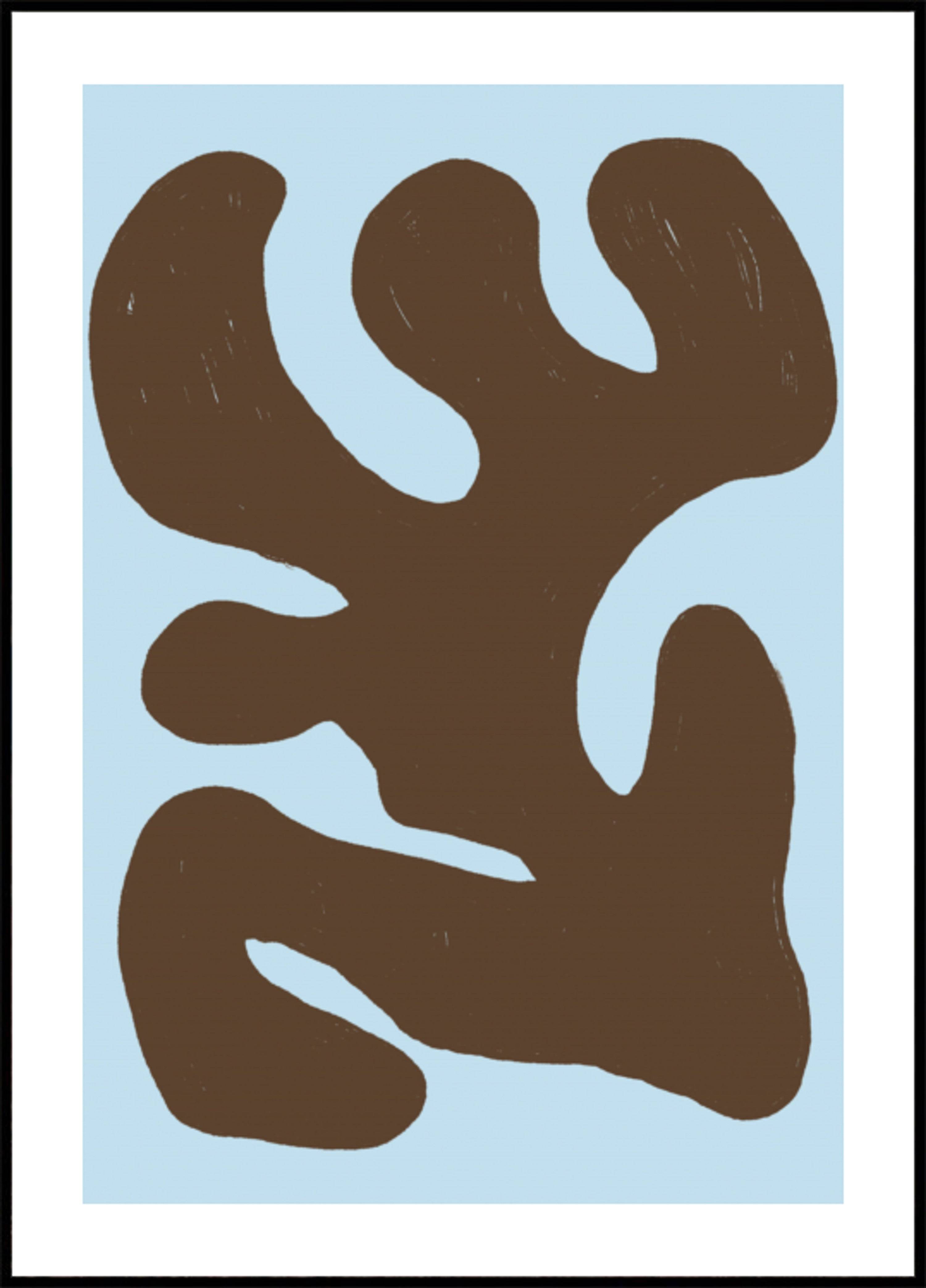 Organic Brown Shape (30x40) - Plakater > Osorterade verk, BD