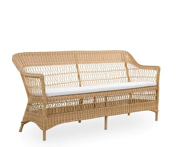 Sika Design Charlot 3 Pers. Exterior Sofa - Alu Natural - Inkl Hynde - Taupe C · CY108 - Taupe