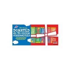 Tony's rainbow tasting pack of chocolate bars