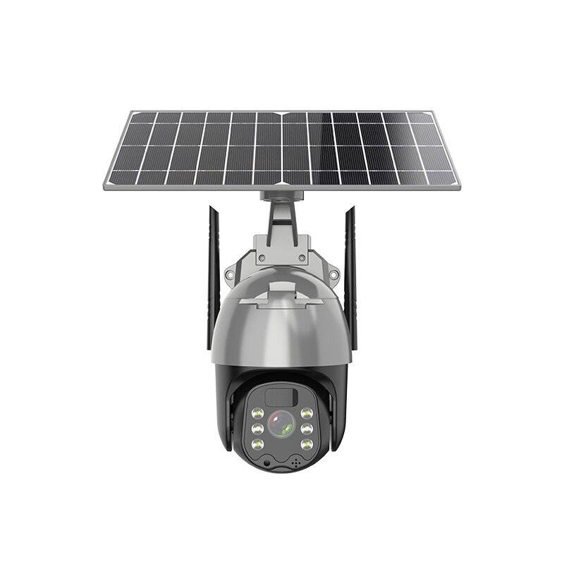 Q5BPro WiFi PTZ Solar Powered Camera Trådlös Färgnattsyn 9600mAh Inbyggd Mikrofon Ljudintercom IP65-utomhusövervakningsk
