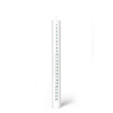 CALENDAR CANDLE FOR WINTER STORIES FOREST & RENDEZ-VOUS 30X300 MM / WHITE