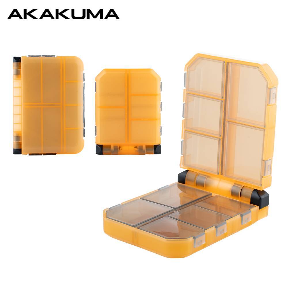 1Pc Fishing Tackle Box with Independent Compartments & DIY Partitions Damping Shaft Design for Fishing Accessories Storage