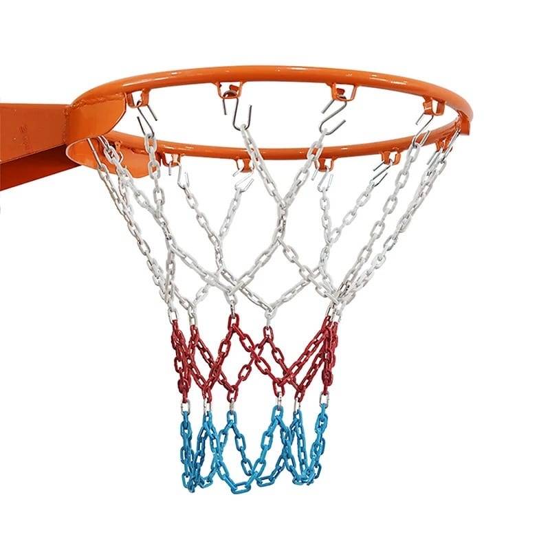 Ballground Stålnet Solid Løst Basketball NBA Net.