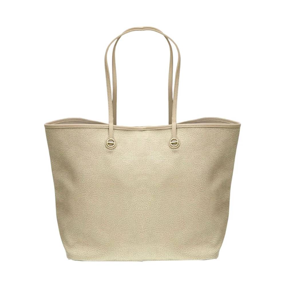 Borbonese Flight Skuldertaske - Tasker - Dame - Beige - ONE SIZE - Uld