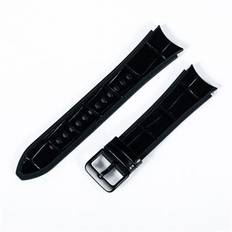 För Samsung Galaxy Watch5 40mm / 44mm / Watch 5 Pro 45mm Watch Band Mjukt läderbelagt silikonremsbyte