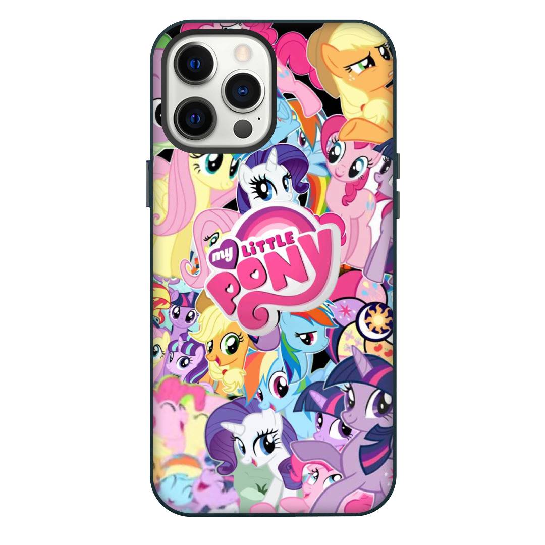 My Little Pony Phone Case For iPhone Samsung Galaxy Pixel OnePlus Vivo Xiaomi Asus Sony Motorola Nokia - My Little Pony Characters Portrait Sticker Collage Series Poster.