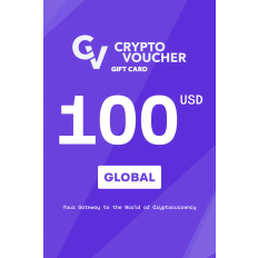 Crypto Voucher Bitcoin (BTC) 100 USD Gift Card - Digital Code