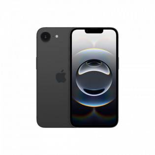 Apple iPhone 16e 128 GB -telefon, svart (MD1Q4)