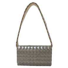 Chanel Vintage Shoulder Bag Stl. - Axelremsväskor Från Magasin - Grey (L 14cm x W 27cm x D 6cm)