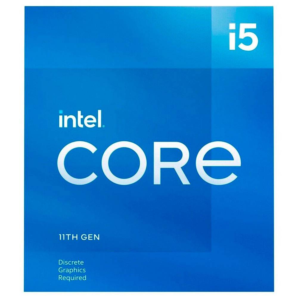Intel S1200 Core i5 11400F Box Gen. 11 CPU - 2,6 GHz 6 kerner - Intel LGA 1200 (med Køler)