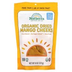 Natierra  Organic Dried Mango Cheeks  8 oz (227 g)