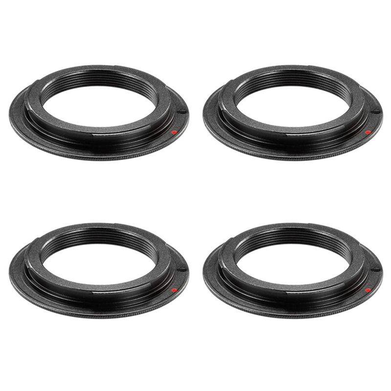 4X Black Metal Lens Mount Adapter, For M42 Lens Canon EOS Camera / Canon EOS 1D, 1DS Mark II, III, IV, 5D Mark II-Y41A