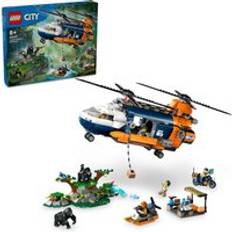 LEGO City Jungle Explorer Helicopter at Base Camp Set 60437