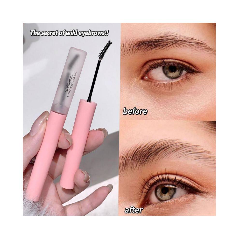 (matches the image) 3D Eyebrow Styling Gel Long-Lasting Strong Hold Waterproof New Design Brow Coating Ideal For Daily Use