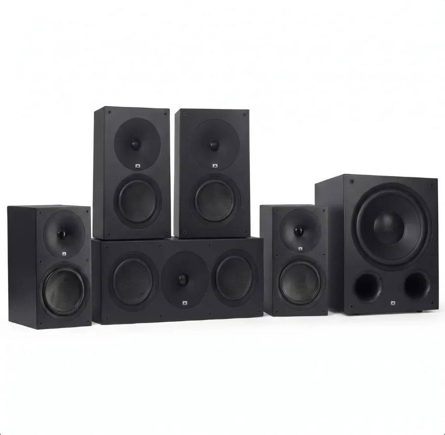 XTZ Spirit 5.1 Matte Black – Kompakt högtalarpaket för hemmabio