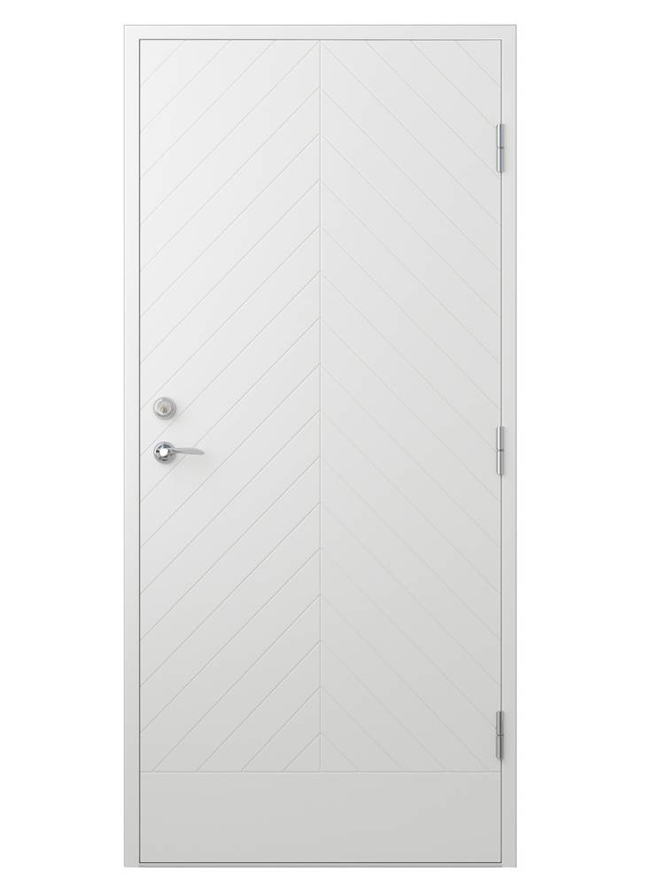 Ytterdörr Amelia - utan glas 9x19 Högerhängd Vit NCS S0502-Y