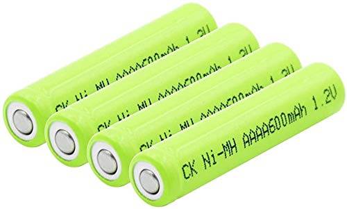 Uppladdningsbara Ni-Mh Batterier Aaaa 600Mah Am6 Lr61 1,2 V För Yta Penna Klocka Led Ficklampa Mini Fläkt 4 st