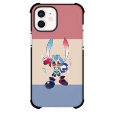 Bomberman Magnet Phone Case For iPhone Samsung Galaxy Pixel OnePlus Vivo Xiaomi Asus Sony Motorola Nokia - Bomberman Magnet Bomber Anime Art On Pink Beige Skyblue Background