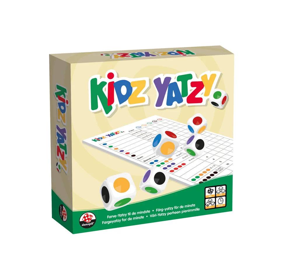 Farve-Yatzy til de mindste - Fra 5 år.